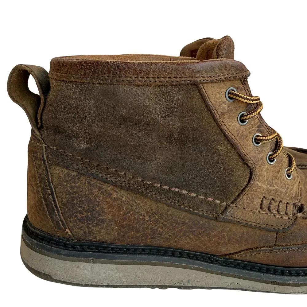 Ariat Men's Brown Lookout Boots - Earth / Stone Suede Size 12 D